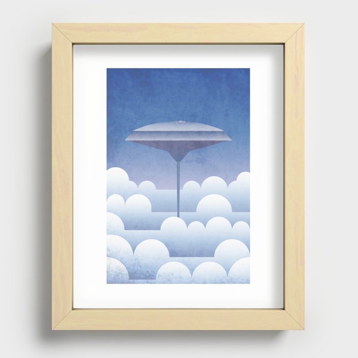 cloud city bespin Recessed Framed Print