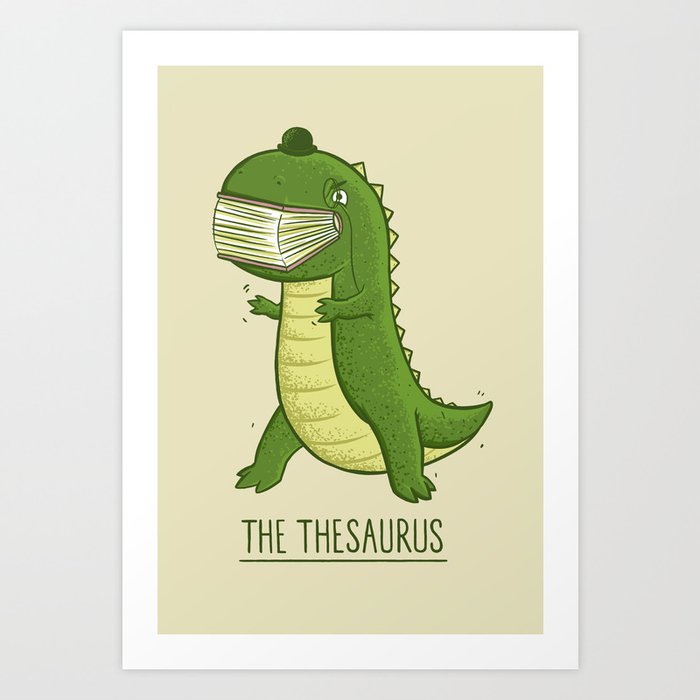 The Thesaurus Art Print