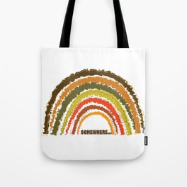 Retro Colored Rainbow, Colorful Art, 60s Colors  Tote Bag