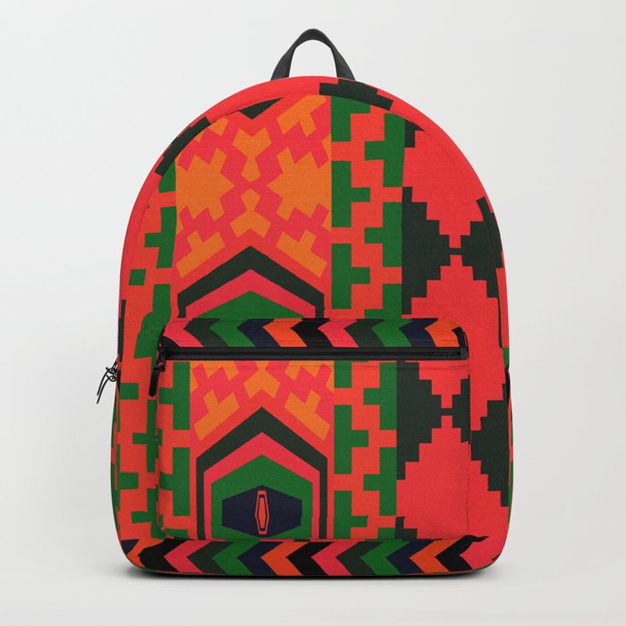 Neon tribal art Backpack
