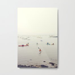 kayak Metal Print | Photo, Sea, Curated, Travel, Eastcoast, Wanderlust, Paddle, Outdoors, Canoe, Kayaking 
