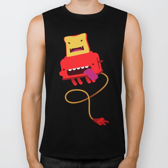 Red Toast Biker Tank