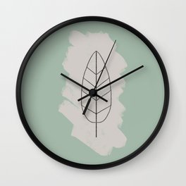 Willow Leaf Wall Clock