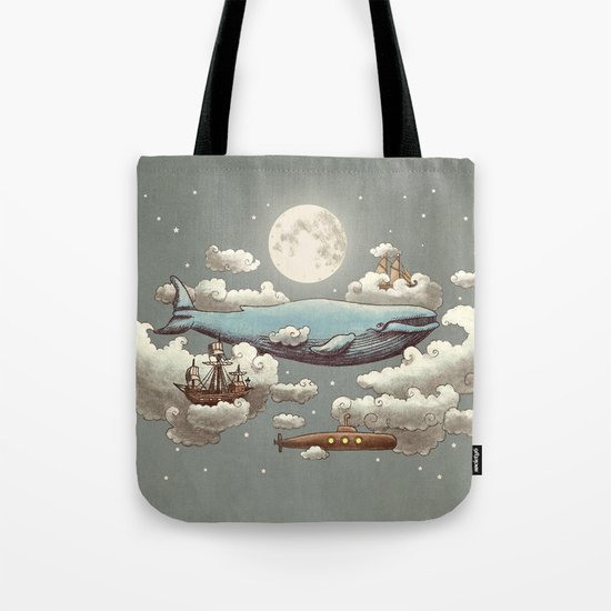 Ocean Meets Sky (original) Tote Bag
