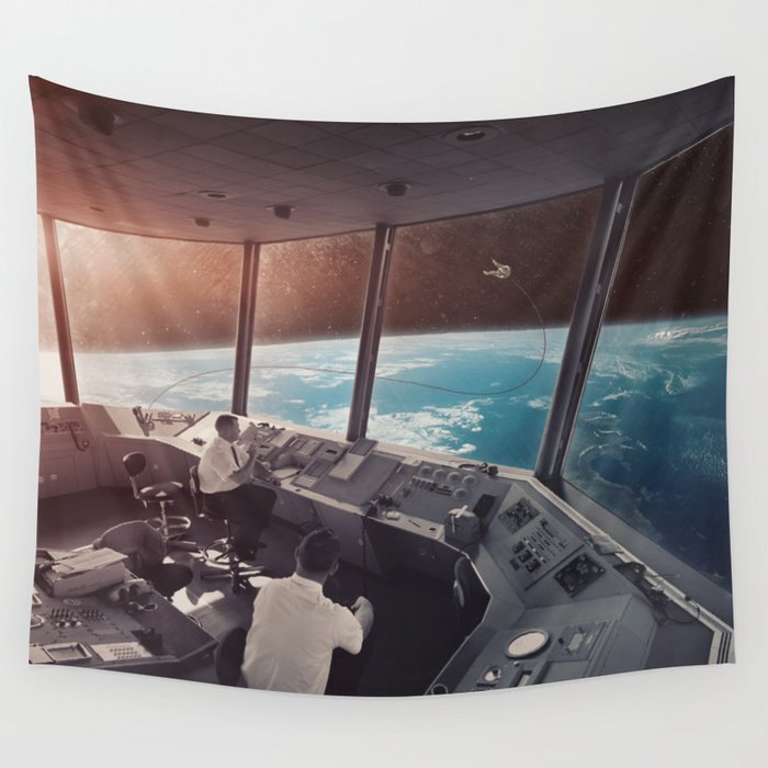 Control Tower Wall Tapestry