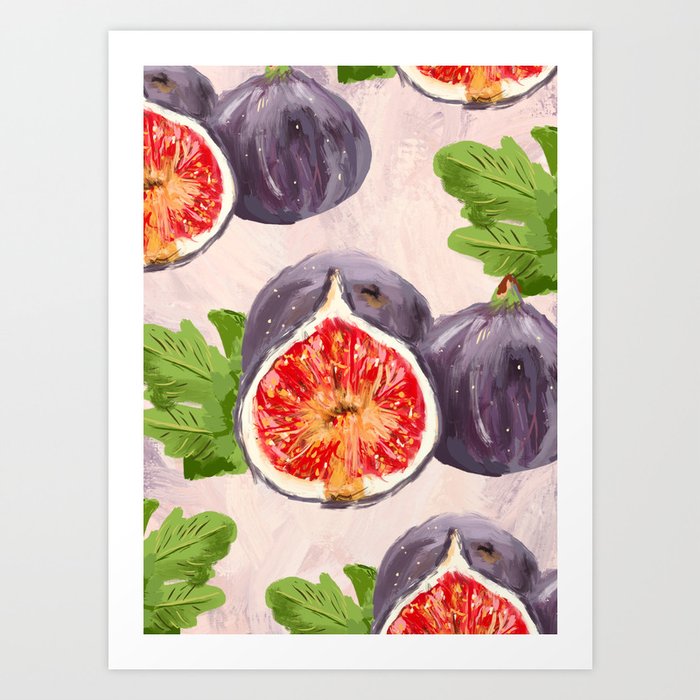 Figs season Art Print