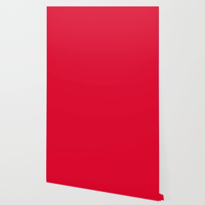 Medium Candy Apple Red Solid Color Wallpaper By Makeitcolorful