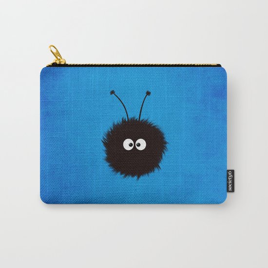 Blue Cute Dazzled Bug Carry-All Pouch
