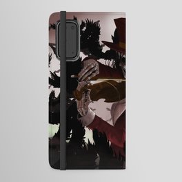 Violinist in the dark and ravens Android Wallet Case