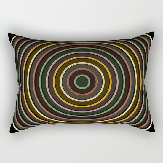 Colorful circle IV Rectangular Pillow