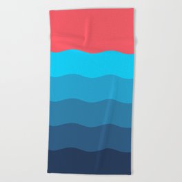 Water [Element Series] Beach Towel