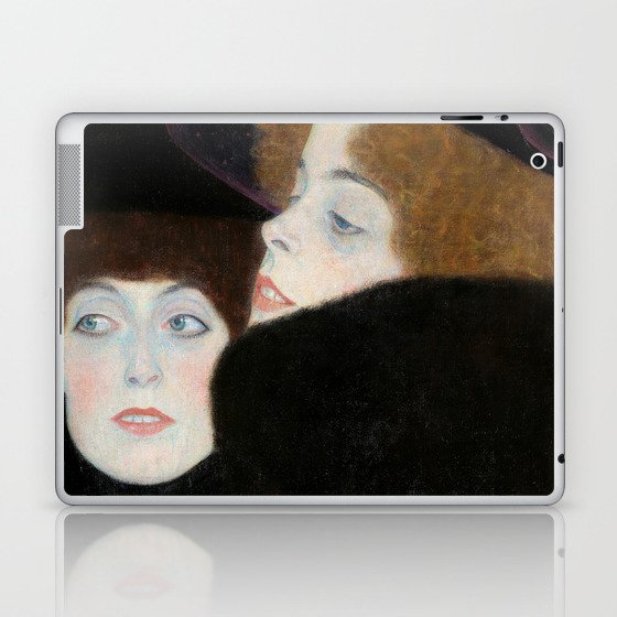 Friends I, The Sisters by Gustav Klimt Laptop & iPad Skin
