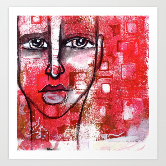 Red Art Print by michelemartin | Society6