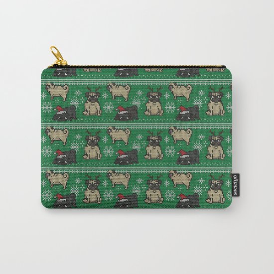 CHRISTMAS PUG Carry-All Pouch