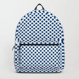 Lapis Blue Polka Dots Backpack
