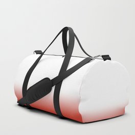 OMBRE RED WHITE  Duffle Bag