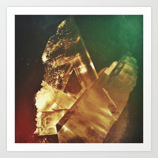 Space Crystal IV Art Print
