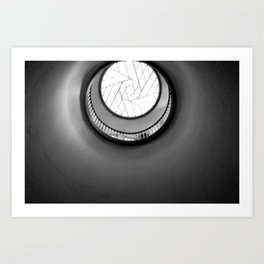 Architecture Abstract Light - Photography black & white Art Print