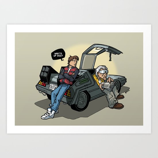 Blast from the past Art Print