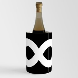 Infinity Symbol (White & Black) Wine Chiller