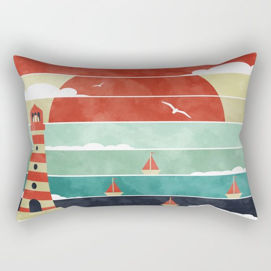 Coming Home. Rectangular Pillow