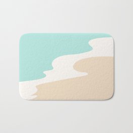 Sand and Sea Coastal Shoreline Bath Mat