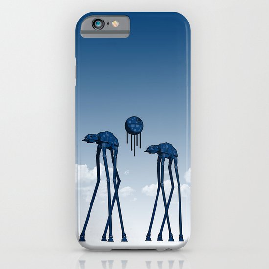 Dali's Mechanical Elephants - Blue Sky iPhone & iPod Case