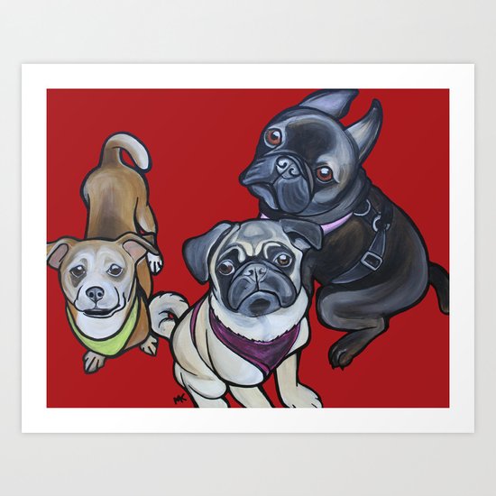 Phoebe Nemo & Stark Art Print