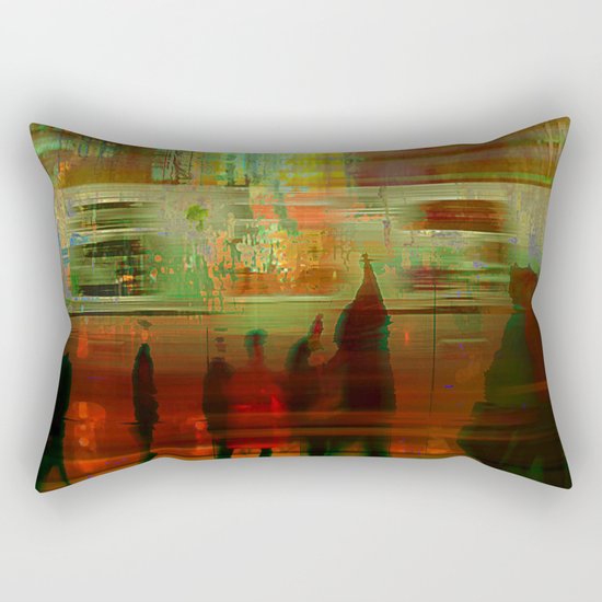 La station Rectangular Pillow