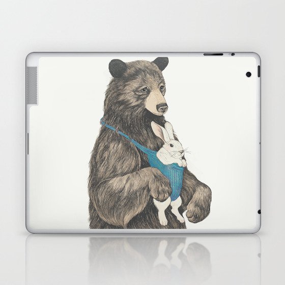 the bear au pair Laptop & iPad Skin