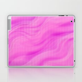 Bright wavy violet pink Laptop Skin