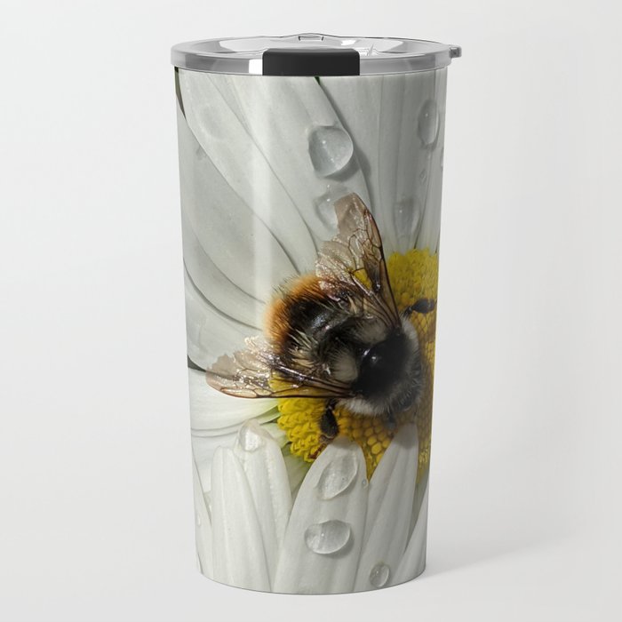 Busy As A Bee: Tattered But Not Tired Travel Mug