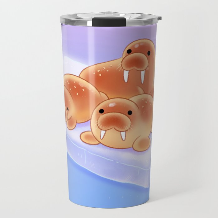 Walrus bun Travel Mug