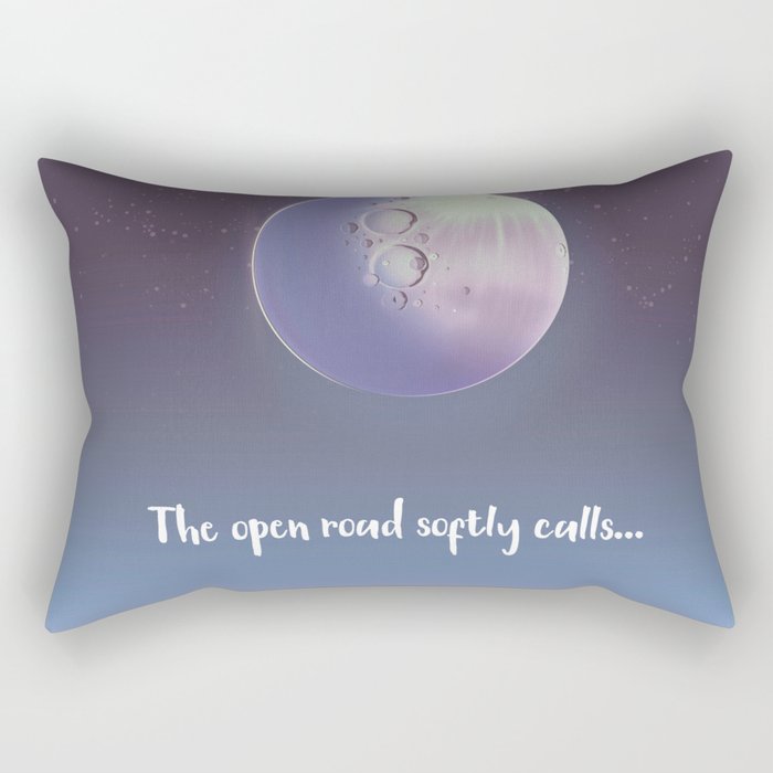 The open road softly calls Rectangular Pillow