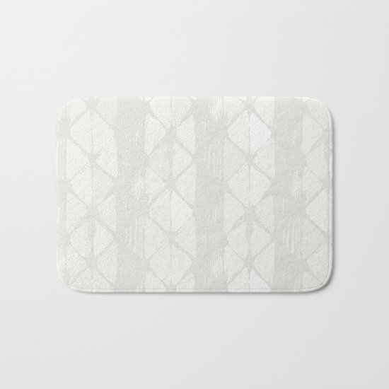 Simply Braided Chevron Lunar Gray Bath Mat