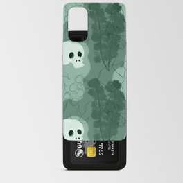 Blue green Plastic Ocean with Skull Android Card Case