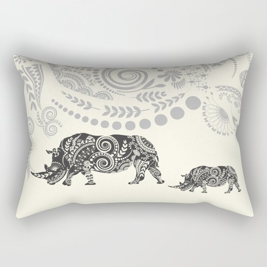 Rhino Rectangular Pillow