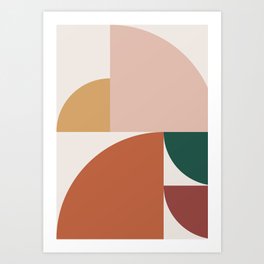 Abstract Geometric 10 Art Print