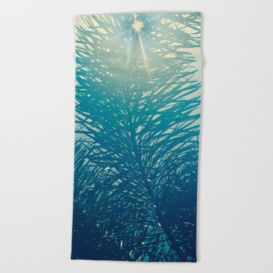 Peeking Sun Beach Towel
