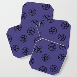 Pentacle on Purple Coaster