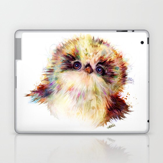 Baby Owl ~ Owlet Painting Laptop & iPad Skin