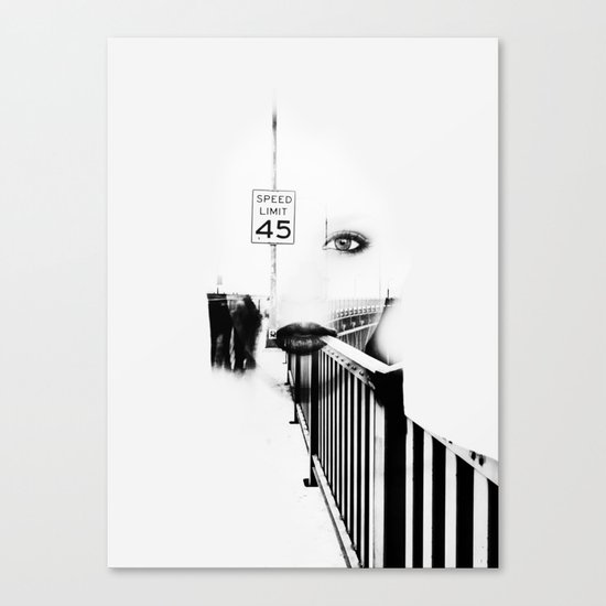 Speed Limit 45 Canvas Print