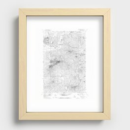 moscow topo Recessed Framed Print
