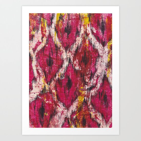Ikat1 Art Print