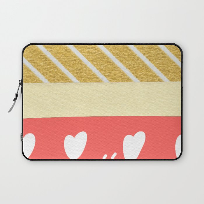 Washi Tape Abstract Design  Laptop Sleeve