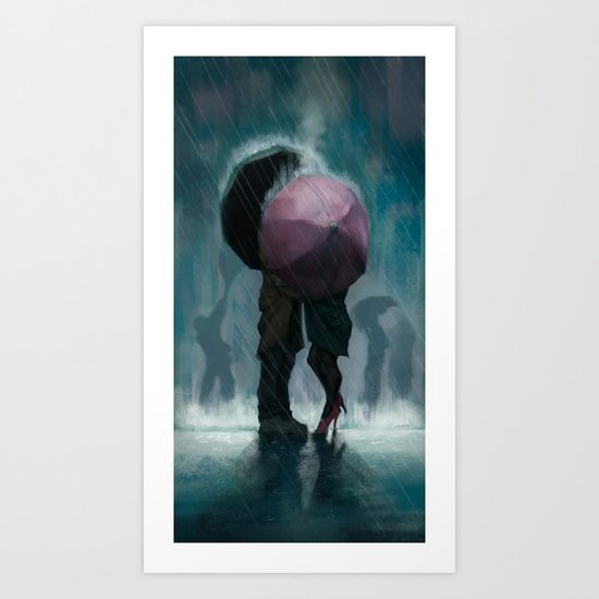April Showers Art Print