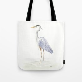 Heron Facing Left Tote Bag