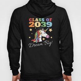 Girls Class of 2039 Grow With Me Magical Unicorn Hoody