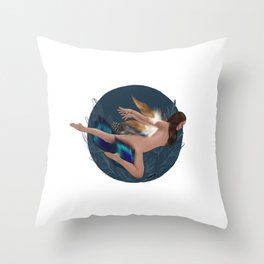 In Her Element (Air) Throw Pillow