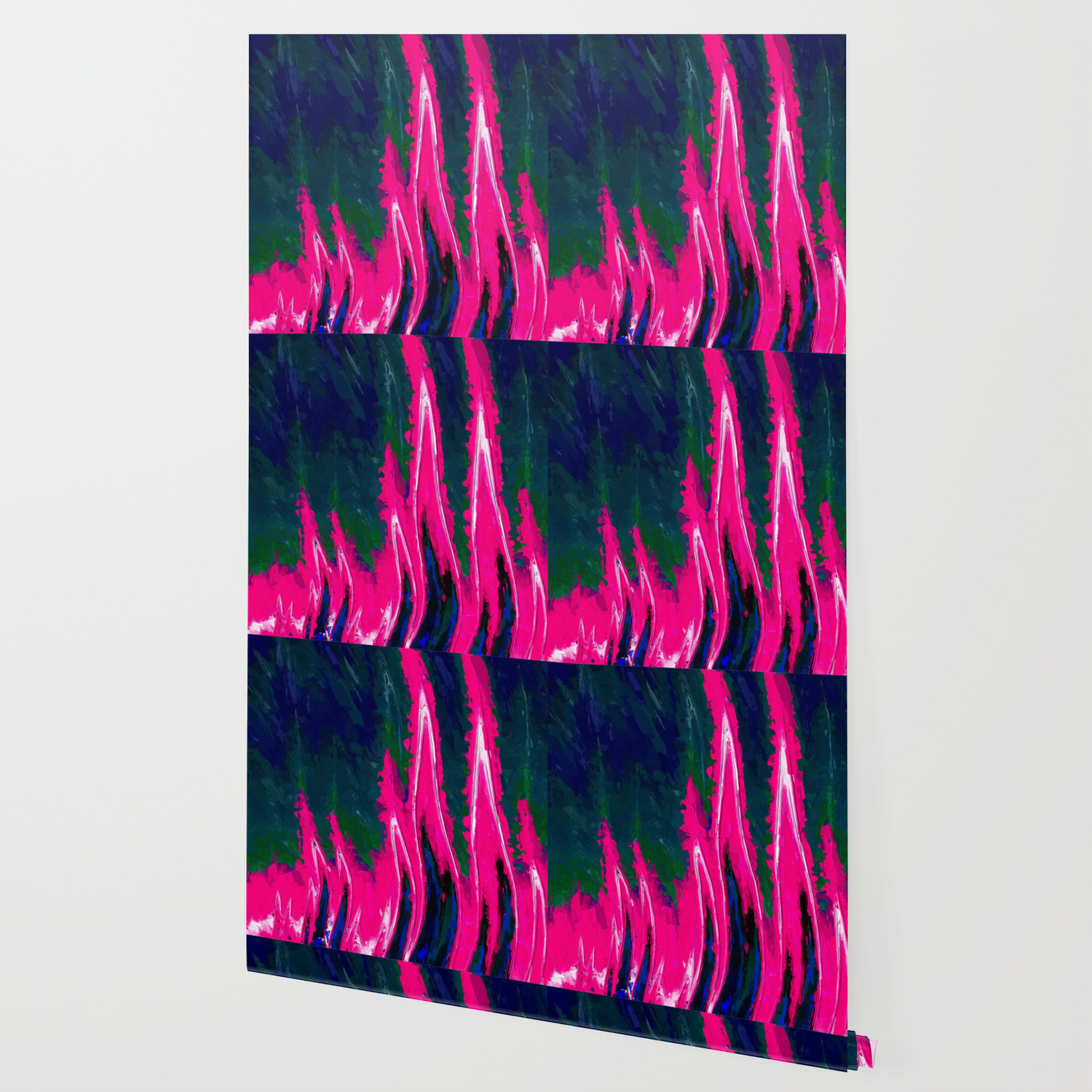 Pink Flame Abstract Art By Tito Wallpaper By Serpentfilms Society6 Pink torch flame icon isolated on blue background. society6